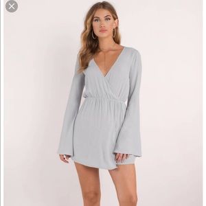Grey wrap dress from Tobi!